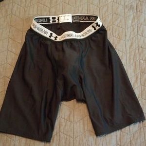 UA compression shorts